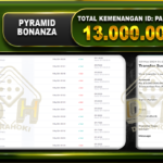 BUKTI JP PYRAMIDA BONANZA 13.000.000