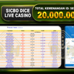 SICBO DICE Rp.20.000.000
