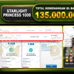 STARLIGHT PRINCESS 1000 Rp.135.000.000