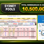 TOGEL SYDNEY Rp.10.500.000