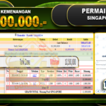 TOGEL SINGAPORE Rp.11.000.000