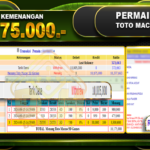TOGEL TOTOMACAU 5D Rp. 10.175.000