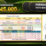 TOGEL Toto Macau 5D Rp.10.045.000