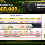 TOGEL SINGAPORE Rp.90.000.000