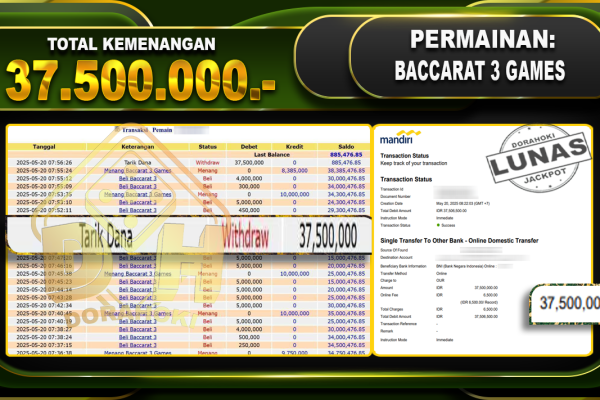 BACCARAT 3 GAMES
