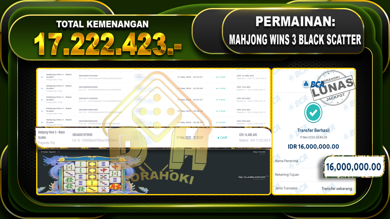 MAHJONG WINS 3 BLACK SCATTER
