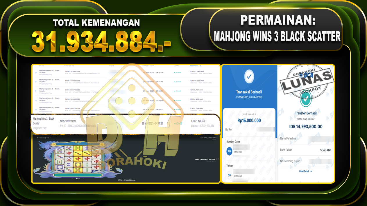 MAHJONG WINS 3 BLACK SCATTER