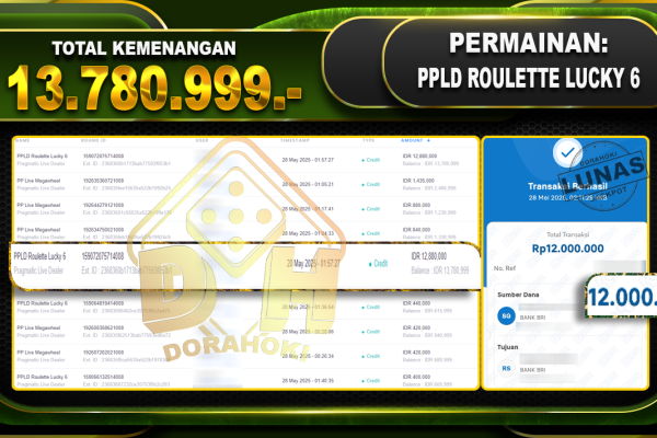 PPLD ROULETTE LUCKY 6
