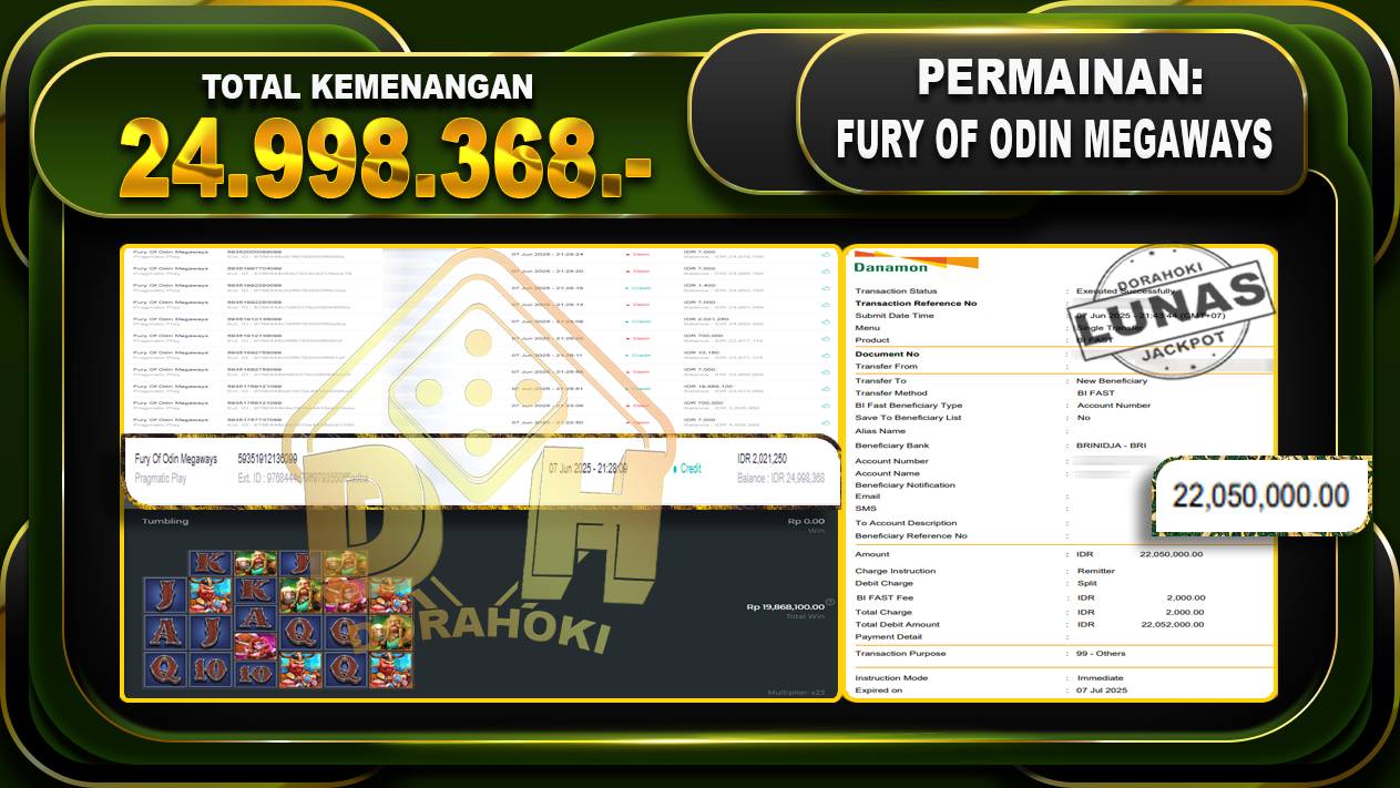 FURY OF ODIN MEGAWAYS