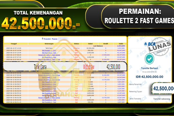 ROULETTE 2 FAST GAMES