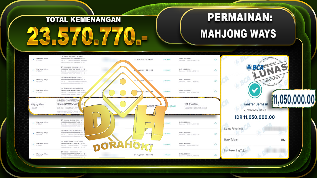 MAHJONG WAYS 2 Rp.23,570,770