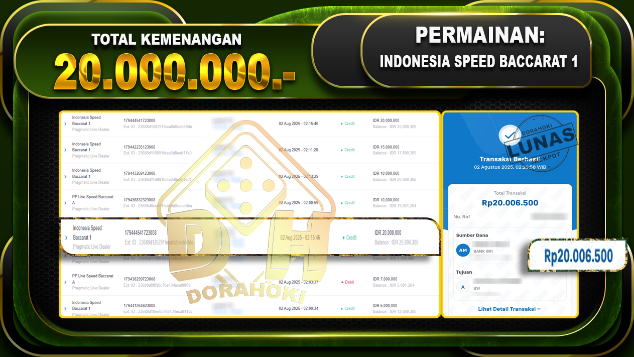 Indonesia Speed Baccarat 1